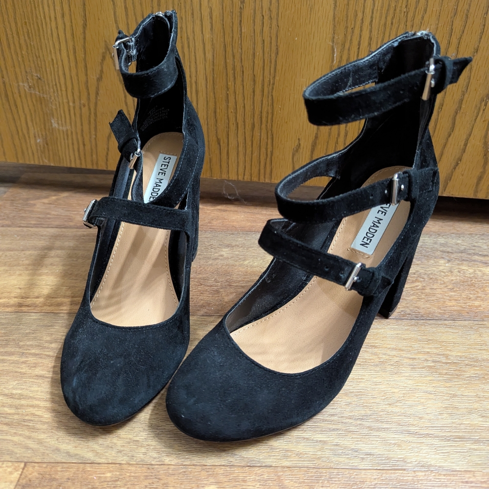 Steve Madden Black Women's Heels